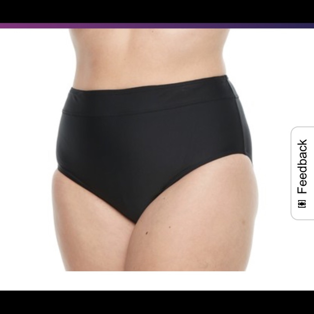 Croft and Barrow Semi High Waist Panty Bikini NWT
